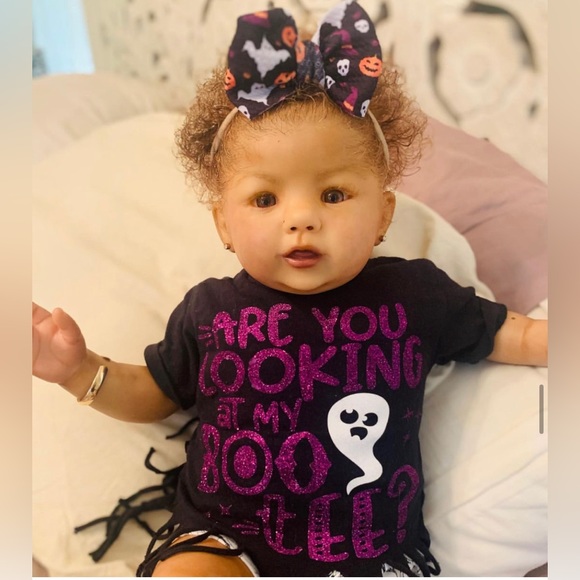 Reborn Baby Doll - Abigail Smiling by Laura Tuzio-Ross - Picture 7 of 15